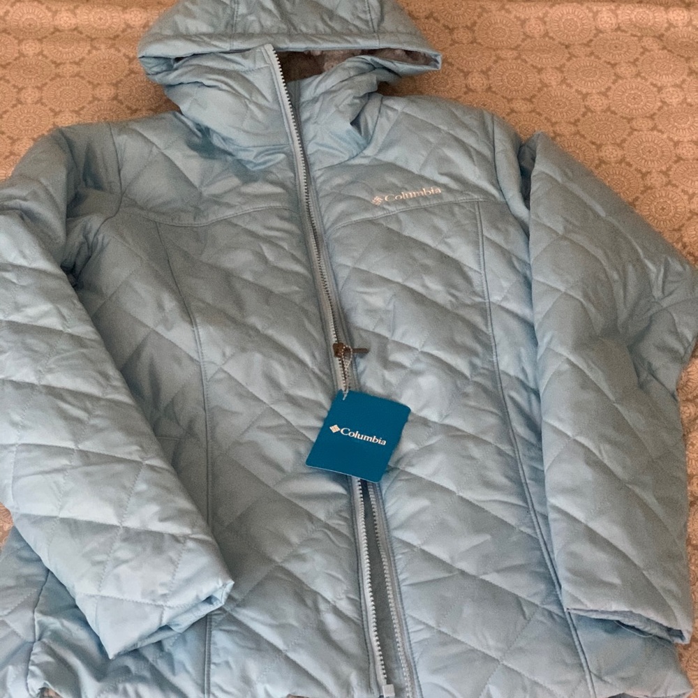 Columbia baby blue jacket